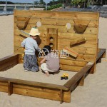 Sandpit Wall Factory - Moetry Kids Wooden Double Sided Sandpit