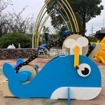 Chain Conveyor Manufacturer - Moetry 2025 Blue Whale Shaped Conveyor