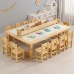 Art Classroom Supplier - Moetry Modern Solid Wood Chair Set Whiteboard