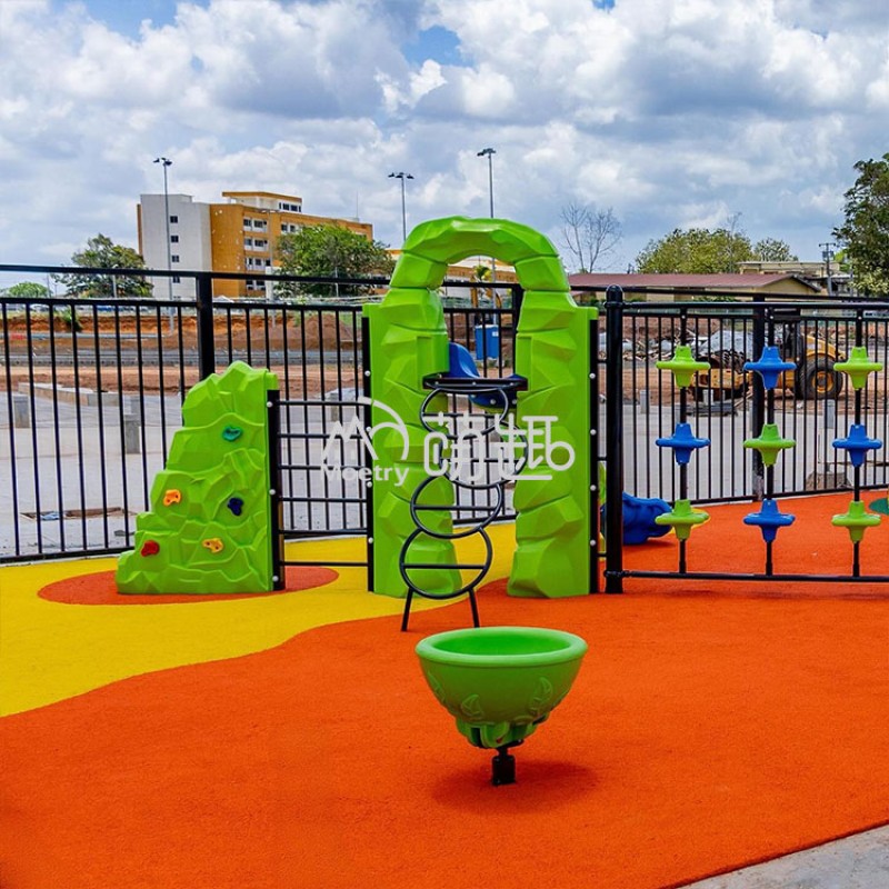 Climbing Wall Factory - Moetry Community Park Outdoor Climbing Wall