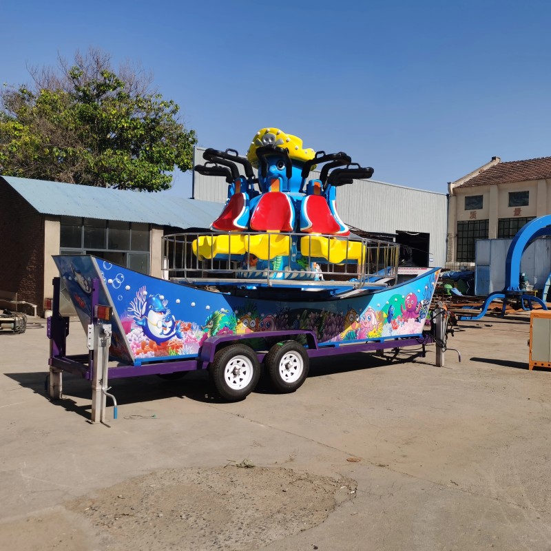 Carnival Ride Factory - New Carnival 8 Seats Octopus Flying Car