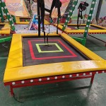 Trampoline Park Factory - Hot Sale Colorful Bungee Trampoline Night