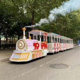 Trackless Train Supplier - Public Locomotive Train Outdoor Backyard