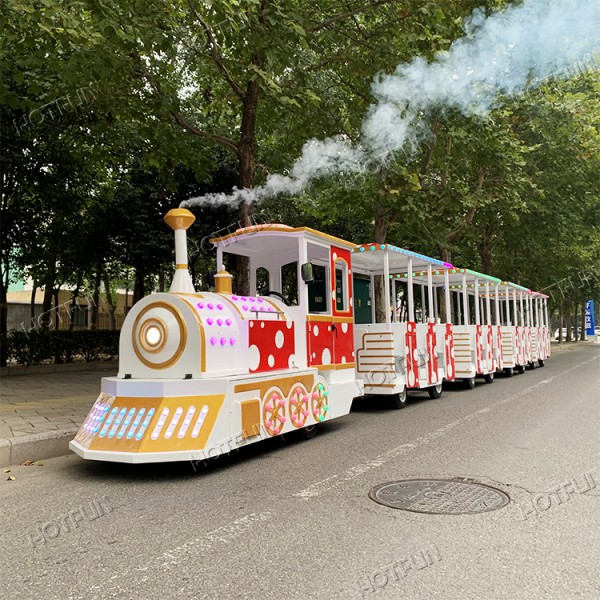 Trackless Train Supplier - Public Locomotive Train Outdoor Backyard