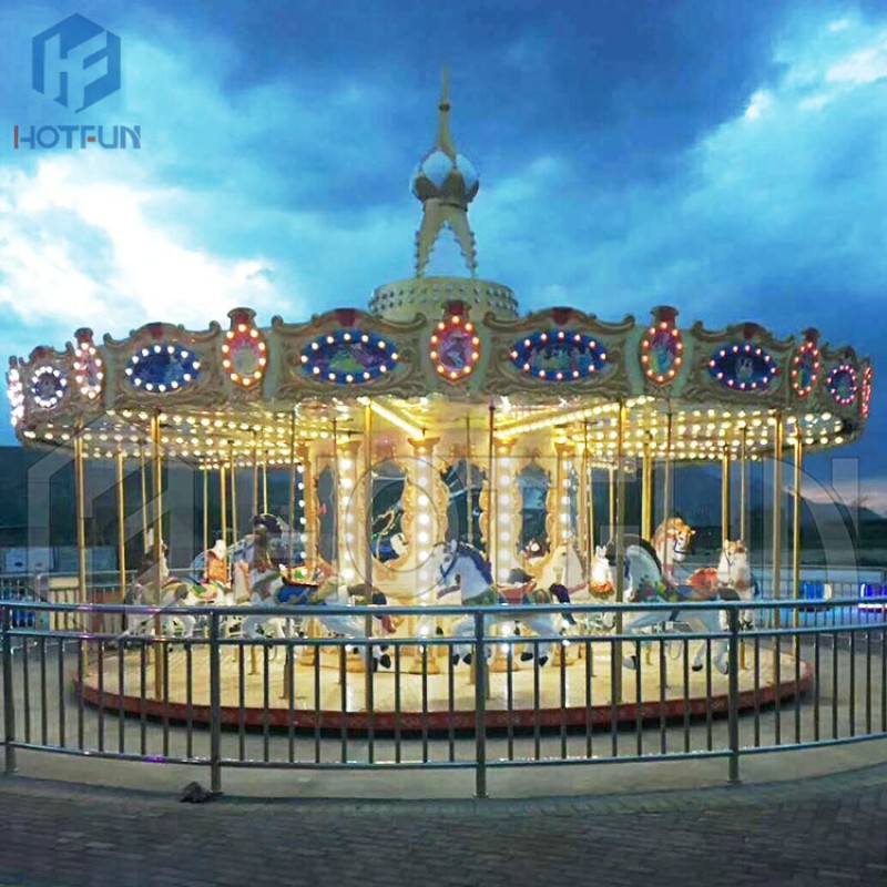 Carousel Manufacturer - Playground Electric 16 Seats Carousel