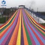 Play Equipment Supplier - Amusement Park Rainbow Slide Children