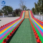 Play Equipment Supplier - Amusement Park Rainbow Slide Children