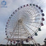 Ferris Wheel Supplier - Delicate 50m Sightseeing Amusement Ride