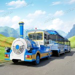 Trackless Train Manufacturer - Attractive Public Locomotive Train