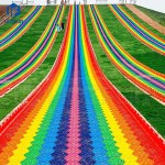 Play Equipment Supplier - Amusement Park Rainbow Slide Children