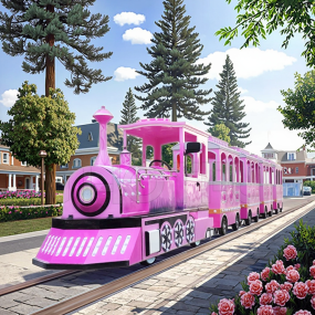 Trackless Train Manufacturer - Fiberglass Garden Trackless Electric