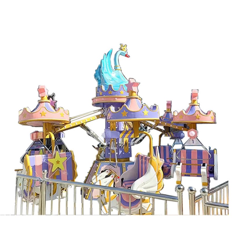Theme Park Ride Manufacturer - Hot Sale Interesting Outdoor Swan Bike