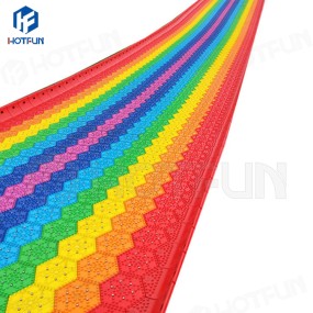 Play Equipment Supplier - Amusement Park Rainbow Slide Children