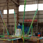 Trampoline Park Factory - Hot Sale Colorful Bungee Trampoline Night
