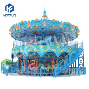 Carousel Factory - Delicate High Quality Double Deck Ocean