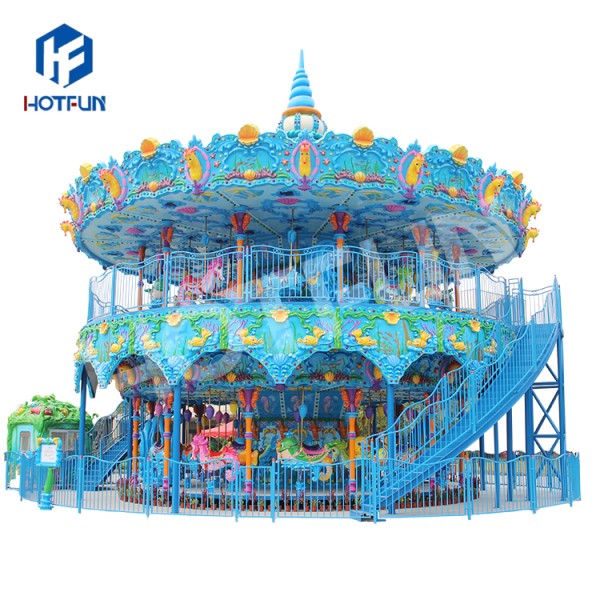 Carousel Factory - Delicate High Quality Double Deck Ocean