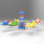 Kiddie Ride Factory - Kids Attractions Helicopter Outdoor Products