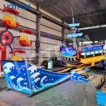 Thrill Ride Factory - Attractions Pirate Ship Flying Car Equipment