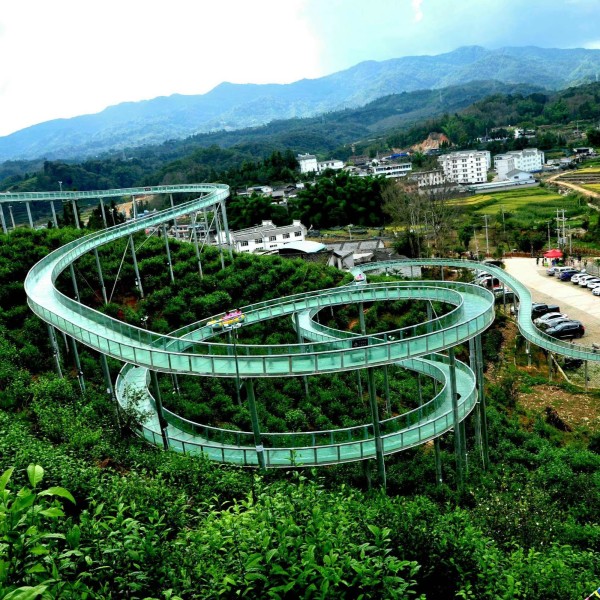 Water Slide Manufacturer - Customized Outdoor Large Glass Rafting