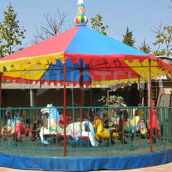 Amusement Ride Manufacturer - Carousel Rides with Trailer Mounted