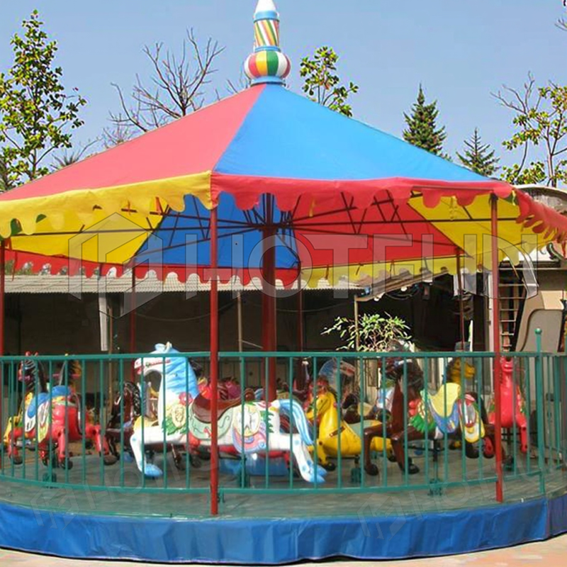Amusement Ride Manufacturer - Carousel Rides with Trailer Mounted