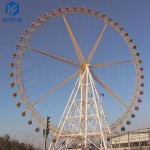 Ferris Wheel Supplier - Delicate 88m Sightseeing Amusement Park Ride