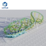 Roller Coaster Factory - Delicate Outdoor Spin Roller Coaster Ride