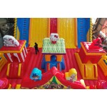 Inflatable Water Slide Supplier - Custom Pirate Ship Obstacle Course for Adults