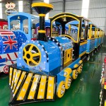 Battery Train Rides Manufacturer - 21 Seats Trackless Train for Shopping Mall