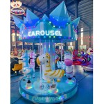 Carousel Rides Factory - Vertical Electric Carousel Amusement Equipment for Kids