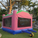 Inflatable Bouncer House Supplier - Red Iron Man Design for Trampoline Park
