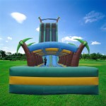 Inflatable Bouncy Castle Manufacturer - PVC Double Slide for Shopping Mall