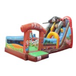 Inflatable Bouncy Castle Manufacturer - PVC Cartoon Slide Combo for Sports Park