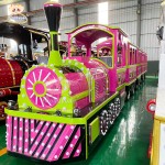 Battery Train Rides Manufacturer - 21 Seats Trackless Train for Shopping Mall