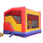 Inflatable Castle Factory - Cartoon Octopus Design with Slide for Kids