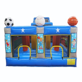 Inflatable Obstacle Course Factory - Train Theme Customized for Outdoor Sports
