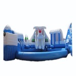 Inflatable Race Platform Manufacturer - Customizable Slides for Island Resort