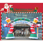 Inflatable Archway Factory - Christmas Bouncy Castle Combo for Outdoor Decor