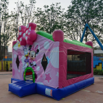 Inflatable Bouncer House Supplier - Red Iron Man Design for Trampoline Park