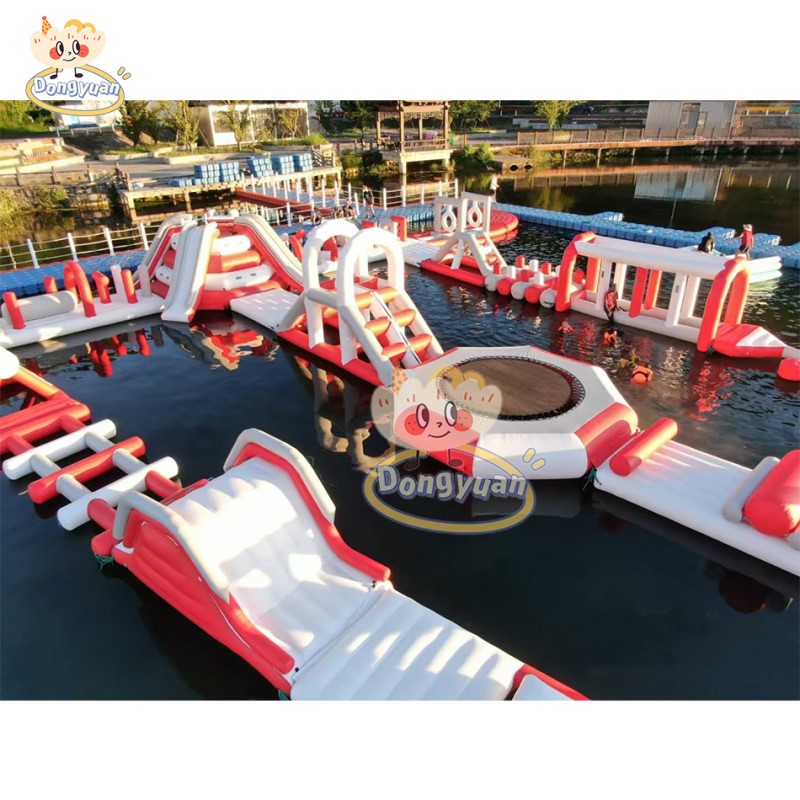 Floating Water Park Manufacturer - PVC Inflatable Obstacle Course for Leisure