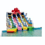 Inflatable Water Park Manufacturer - Pontoon Island Obstacles for Mobile Resort