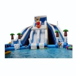 Inflatable Trampoline Slide Factory - Waterfall Games for Water Parks Manufacturer