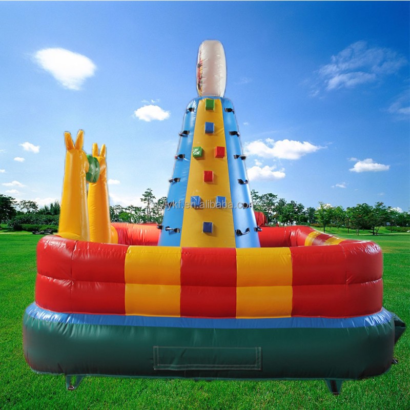 Inflatable Rock Climbing Supplier - Adult Outdoor Bouncy Castle for Sports Practice