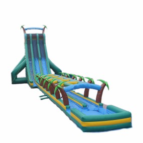 Inflatable Bouncy Castle Manufacturer - PVC Double Slide for Shopping Mall