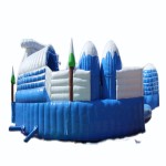 Inflatable Race Platform Manufacturer - Customizable Slides for Island Resort