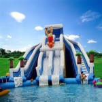 Inflatable Trampoline Slide Factory - Waterfall Games for Water Parks Manufacturer