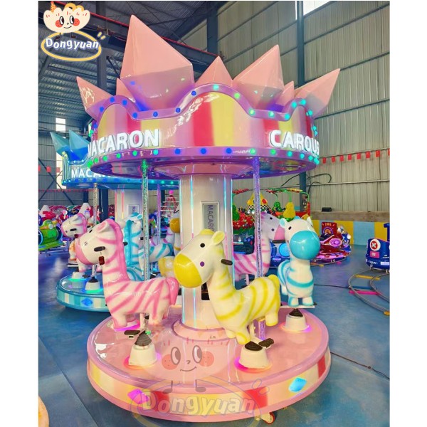 Carousel Rides Factory - Vertical Electric Carousel Amusement Equipment for Kids