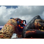 Inflatable Castle Manufacturer - Halloween Haunted Design with Witch Hat Roof