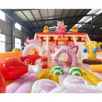 Inflatable Bouncy Castle Supplier - Jumping Castle with Slip Slide Park Equipment