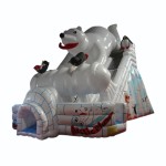 Inflatable Water Trampoline Factory - Tropical Rainforest Slide for Children's Amusement